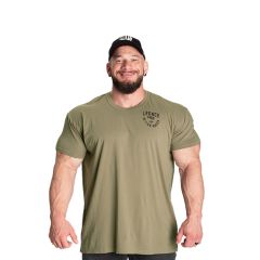 BETTER BODIES - LEGACY STREE TEE - FÉRFI PÓLÓ - MOSOTT ZÖLD