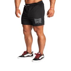 BETTER BODIES - 1982 MESH SHORT - FÉRFI RÖVIDNADRÁG - FEKETE/SZÜRKE