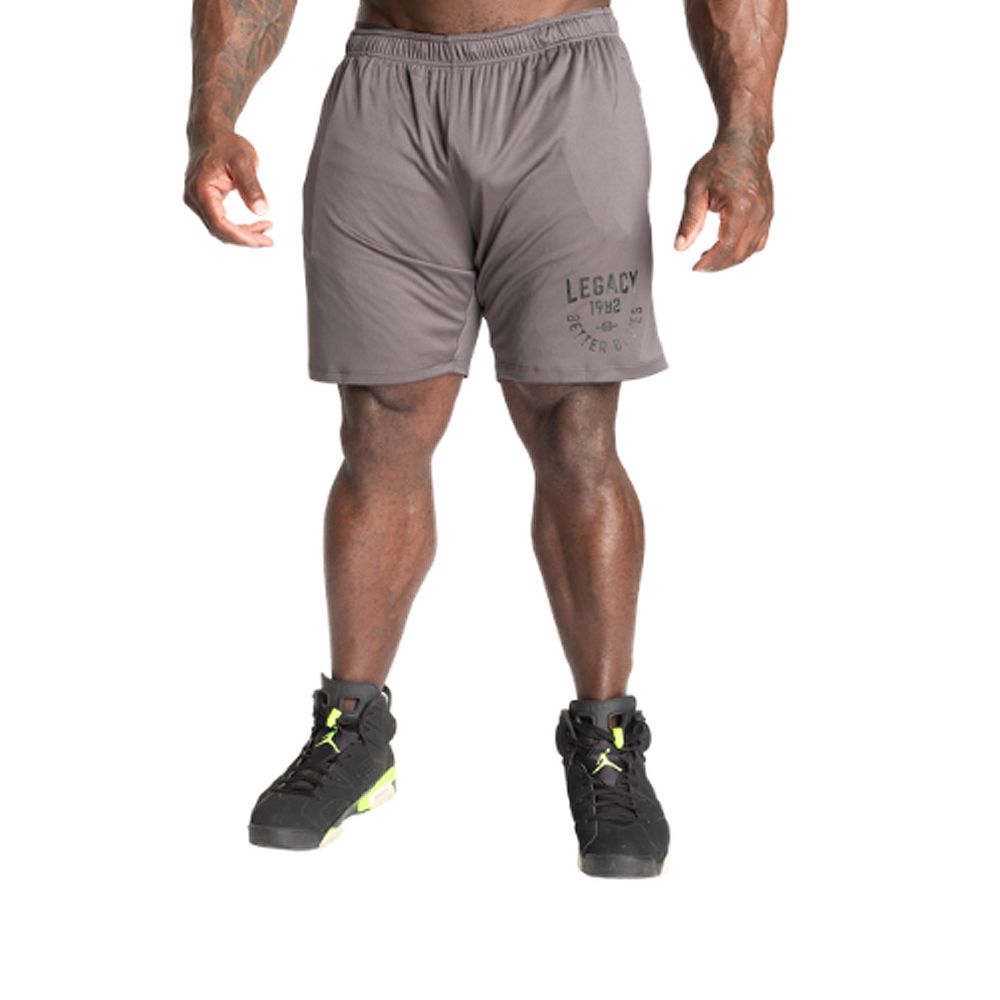 BETTER BODIES - LEGACY FUNKCTION SHORT - FÉRFI RÖVIDNADRÁG - SZÜRKE BETTER BODIES - LEGACY FUNKCTION SHORT - FÉRFI RÖVIDNADRÁG - SZÜRKE
