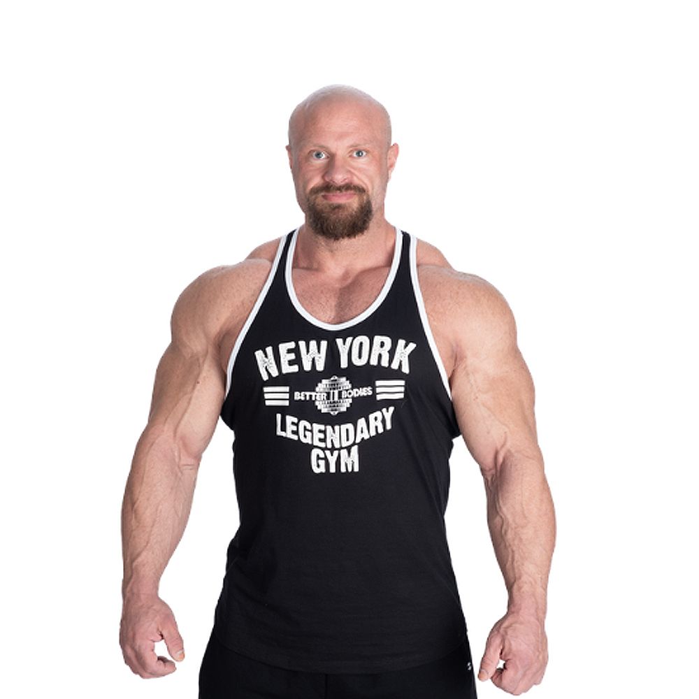 BETTER BODIES - NY ESSENTIAL T-BACK - FEKETE BETTER BODIES - NY ESSENTIAL T-BACK - FEKETE