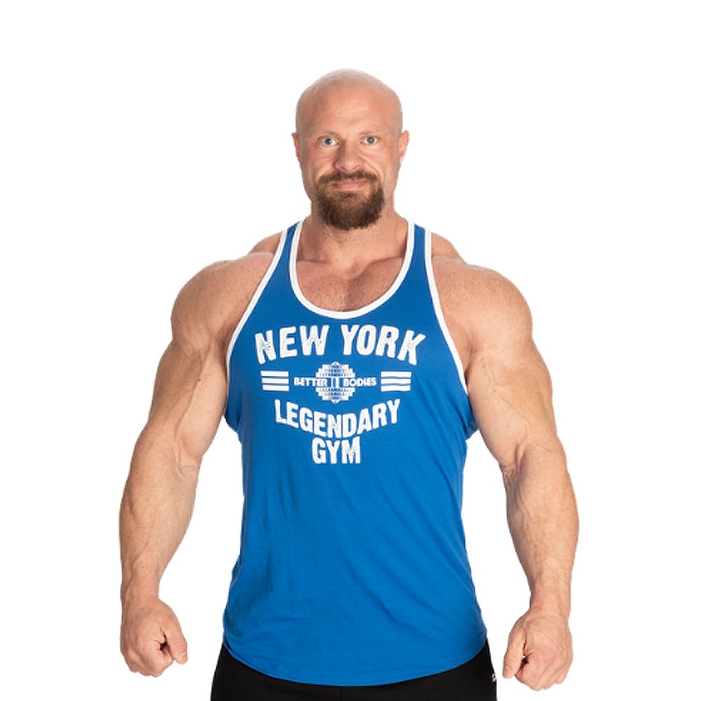 BETTER BODIES - NY ESSENTIAL T-BACK - KÉK BETTER BODIES - NY ESSENTIAL T-BACK - KÉK