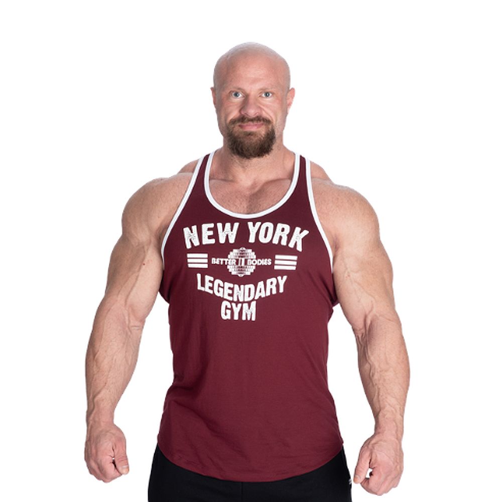 BETTER BODIES - NY ESSENTIAL T-BACK - BORDÓ BETTER BODIES - NY ESSENTIAL T-BACK - BORDÓ