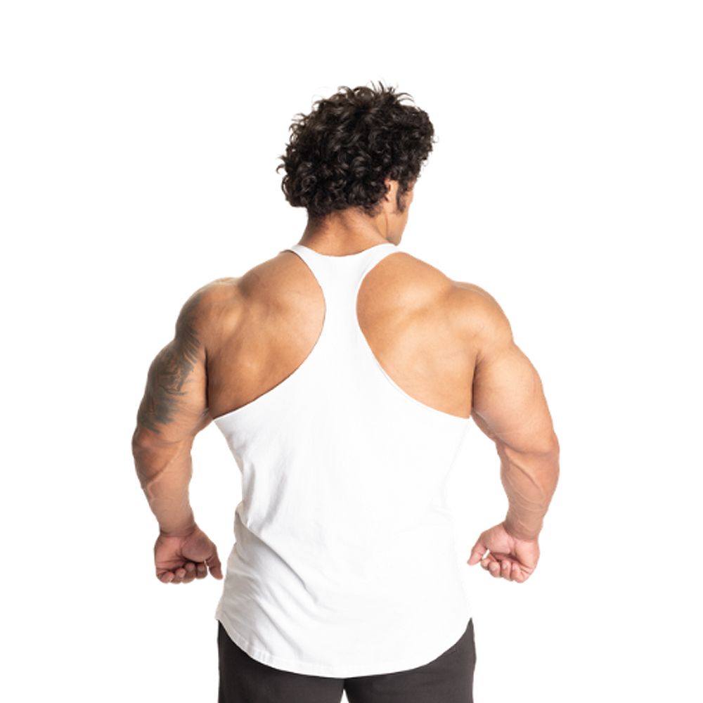 BETTER BODIES - LEGACY ORIGINAL STRINGER - FÉRFI TRIKÓ - FEHÉR/SZÜRKE BETTER BODIES - LEGACY ORIGINAL STRINGER - FÉRFI TRIKÓ - FEHÉR/SZÜRKE