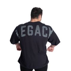 BETTER BODIES - LEGACY SLUB IRON TEE - FÉRFI PÓLÓ - MOSOTT FEKETE