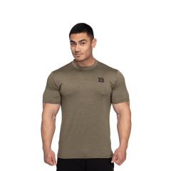 BETTER BODIES - ESSEX STRIPE TEE - FÉRFI PÓLÓ - ZÖLD