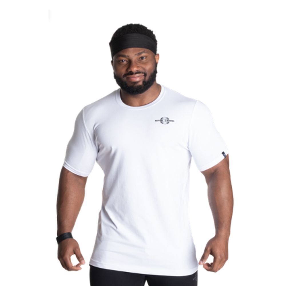 BETTER BODIES - ESSENTIAL TAPERED TEE - FÉRFI PÓLÓ - FEHÉR BETTER BODIES - ESSENTIAL TAPERED TEE - FÉRFI PÓLÓ - FEHÉR