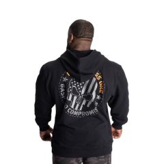 BETTER BODIES - RELENTLESS 1 CS HOOD - FÉRFI PULÓVER - FEKETE/SÁRGA