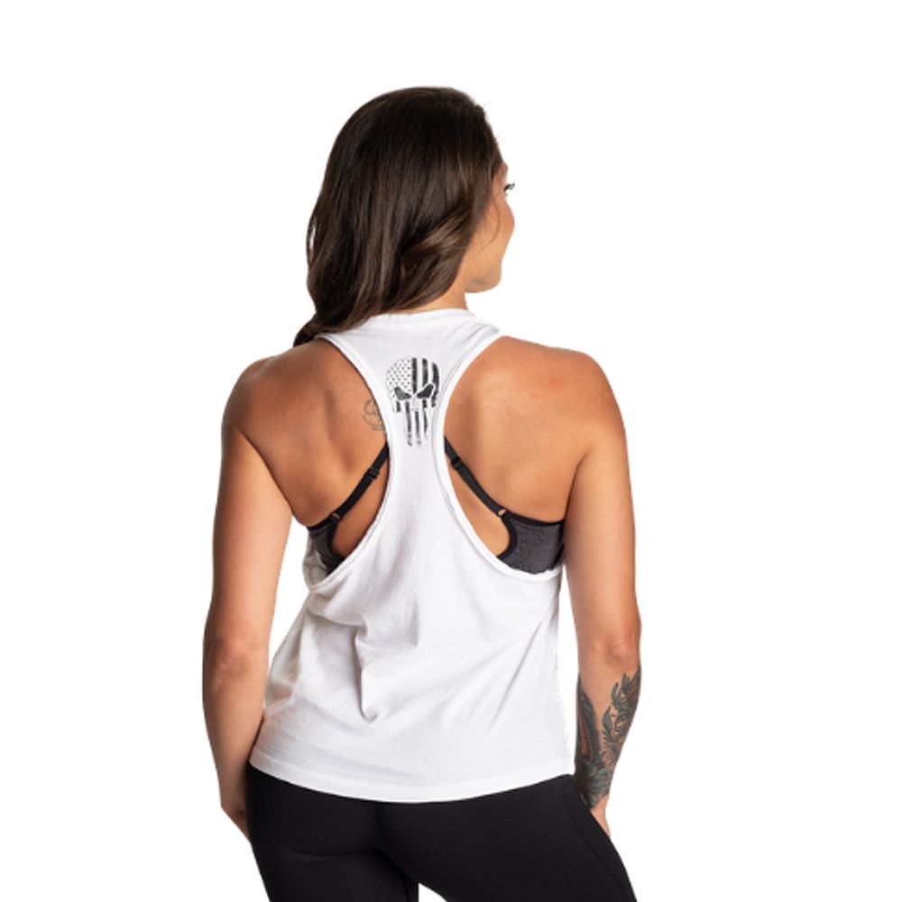 BETTER BODIES - SKULL EMPIRE TANK - NŐI TRIKÓ - FEHÉR BETTER BODIES - SKULL EMPIRE TANK - NŐI TRIKÓ - FEHÉR
