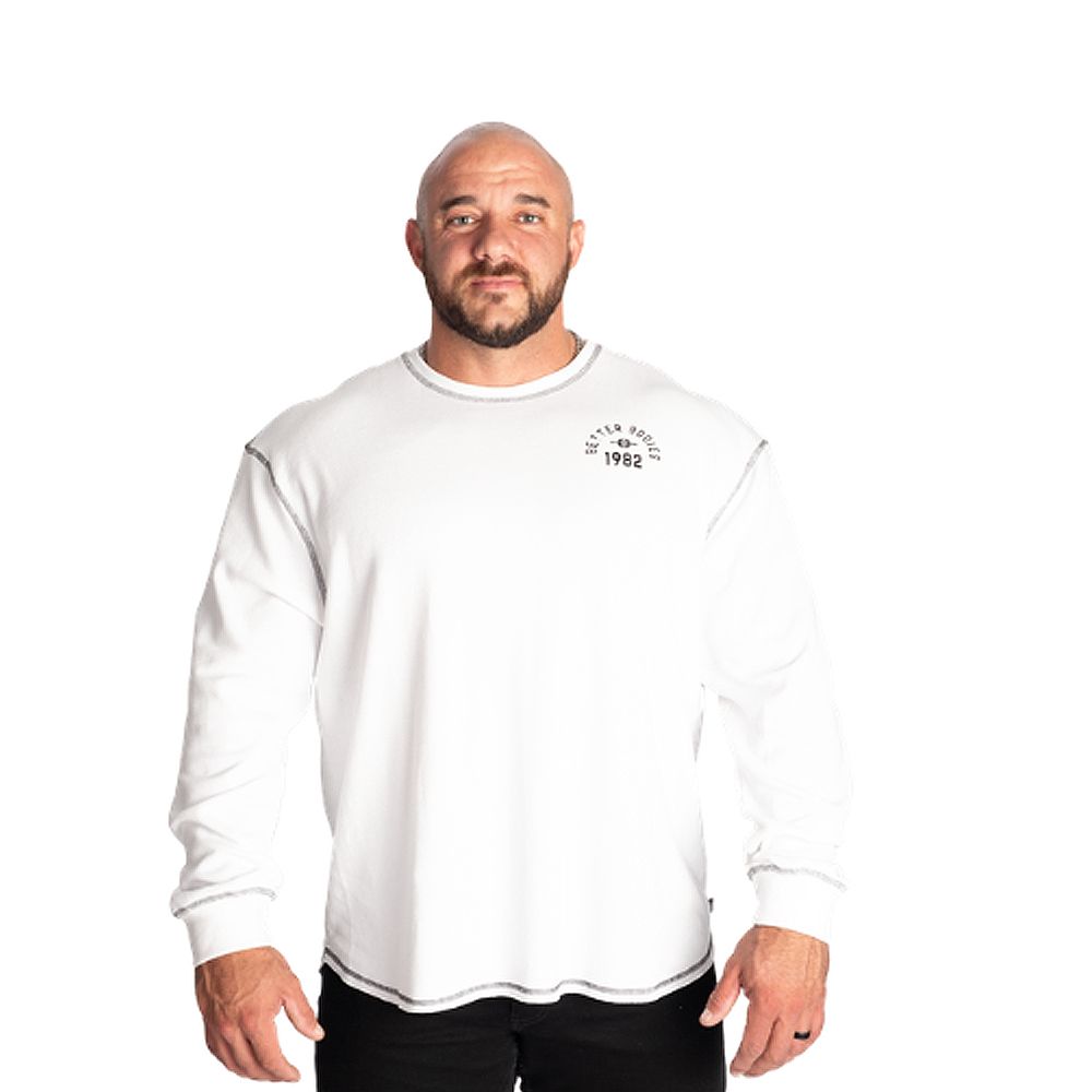 BETTER BODIES - LEGACY THERMAL LS - FÉRFI HOSSZÚ UJJÚ FELSŐ - FEHÉR BETTER BODIES - LEGACY THERMAL LS - FÉRFI HOSSZÚ UJJÚ FELSŐ - FEHÉR