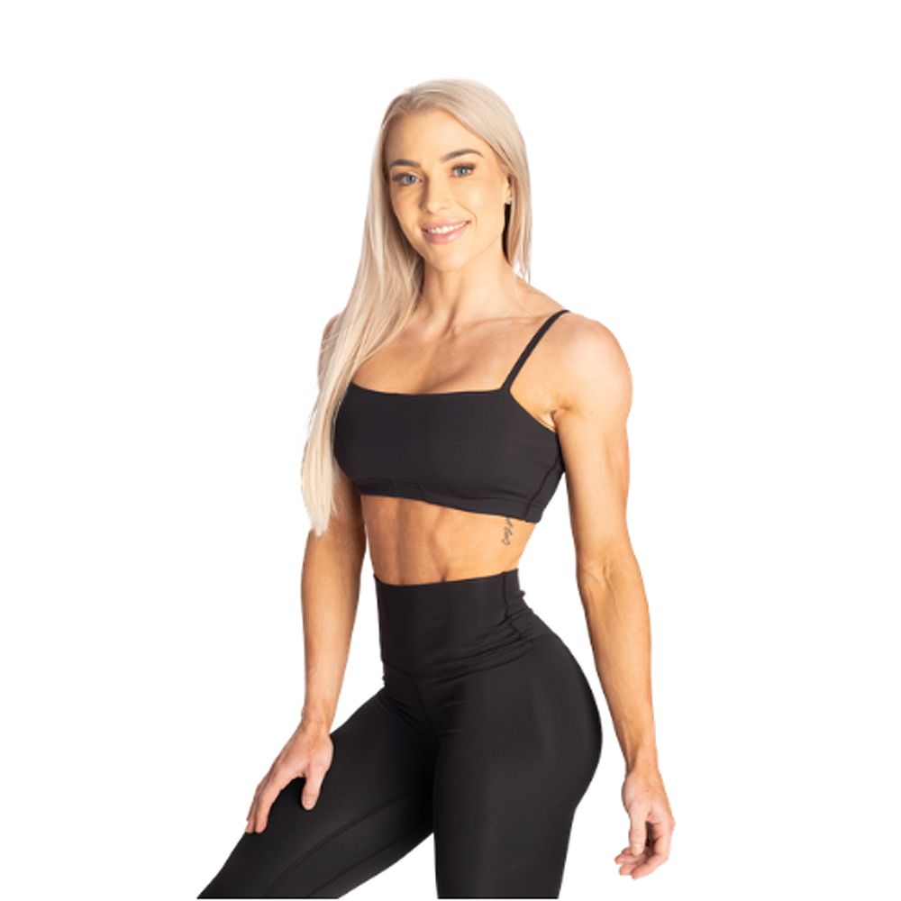 BETTER BODIES - BANDEAU BRA - NŐI SPORTMELLTARTÓ - FEKETE BETTER BODIES - BANDEAU BRA - NŐI SPORTMELLTARTÓ - FEKETE