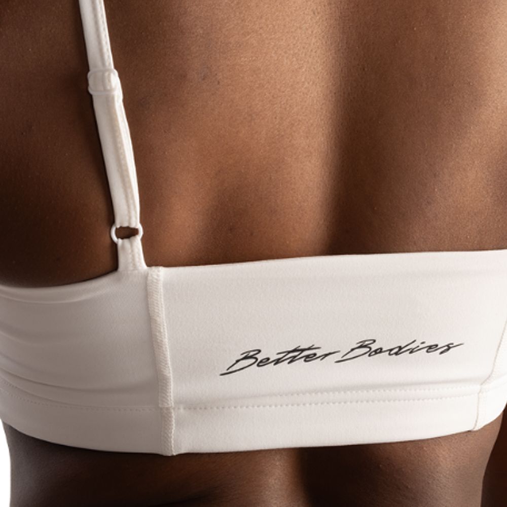 BETTER BODIES - BANDEAU BRA - NŐI SPORTMELLTARTÓ - FEHÉR BETTER BODIES - BANDEAU BRA - NŐI SPORTMELLTARTÓ - FEHÉR