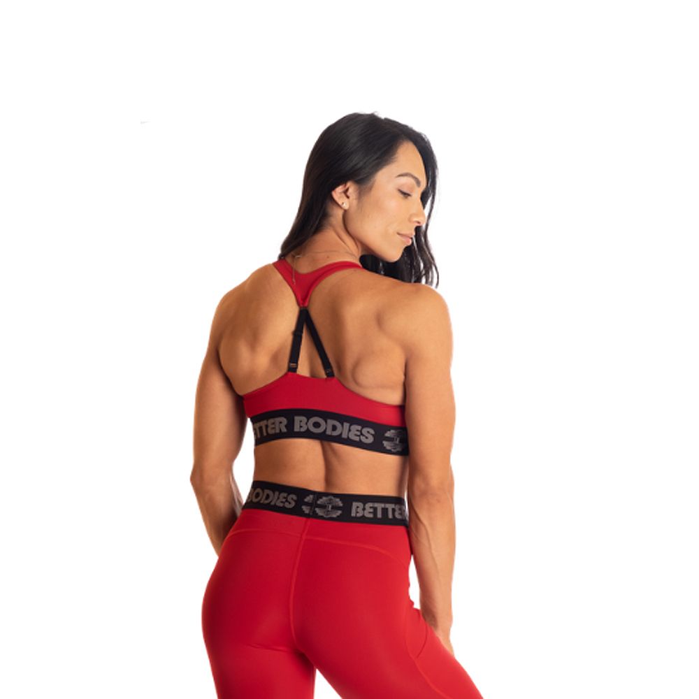 BETTER BODIES - CLASSIC SPORT BRA - NŐI SPORTMELLTARTÓ - PIROS BETTER BODIES - CLASSIC SPORT BRA - NŐI SPORTMELLTARTÓ - PIROS