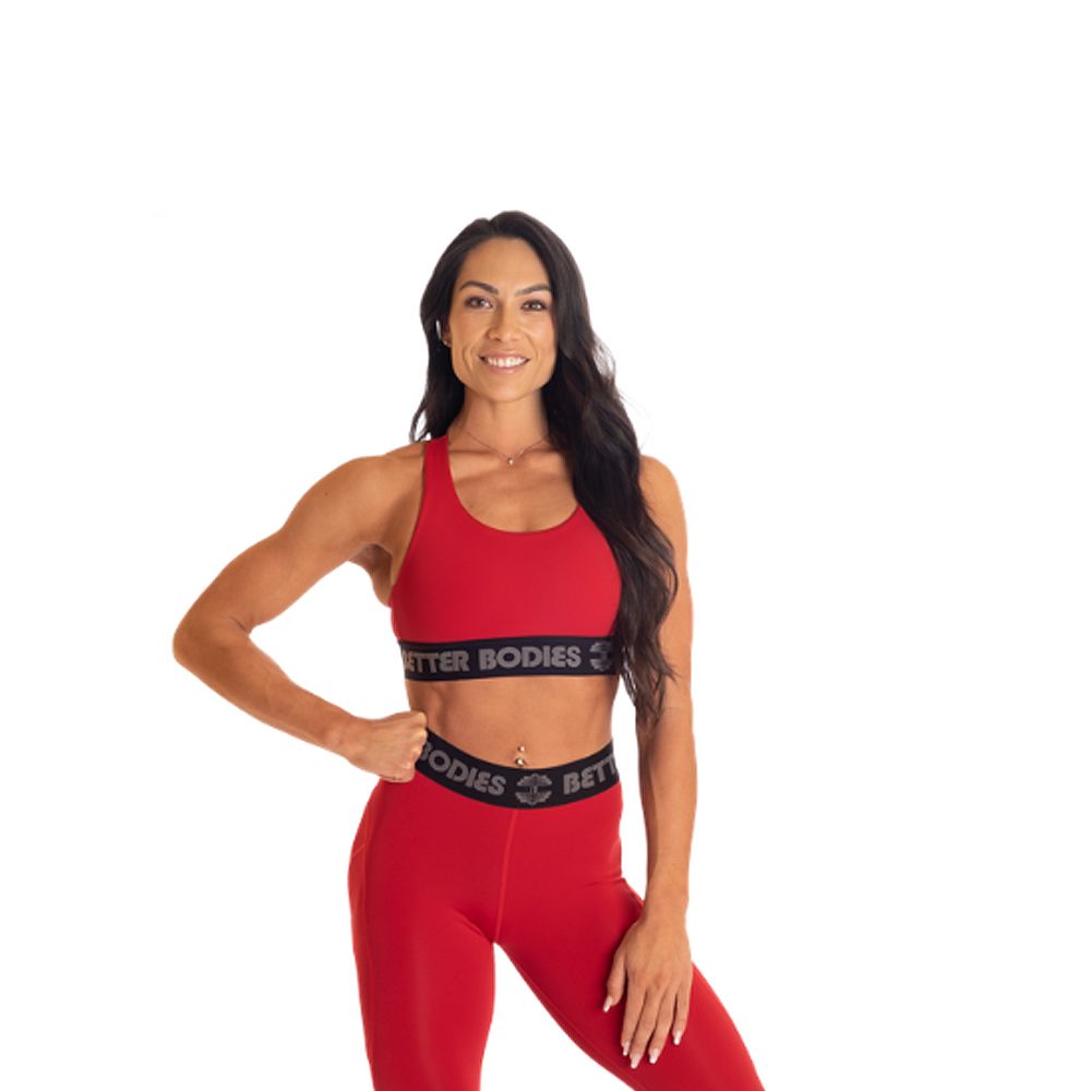BETTER BODIES - CLASSIC SPORT BRA - NŐI SPORTMELLTARTÓ - PIROS BETTER BODIES - CLASSIC SPORT BRA - NŐI SPORTMELLTARTÓ - PIROS