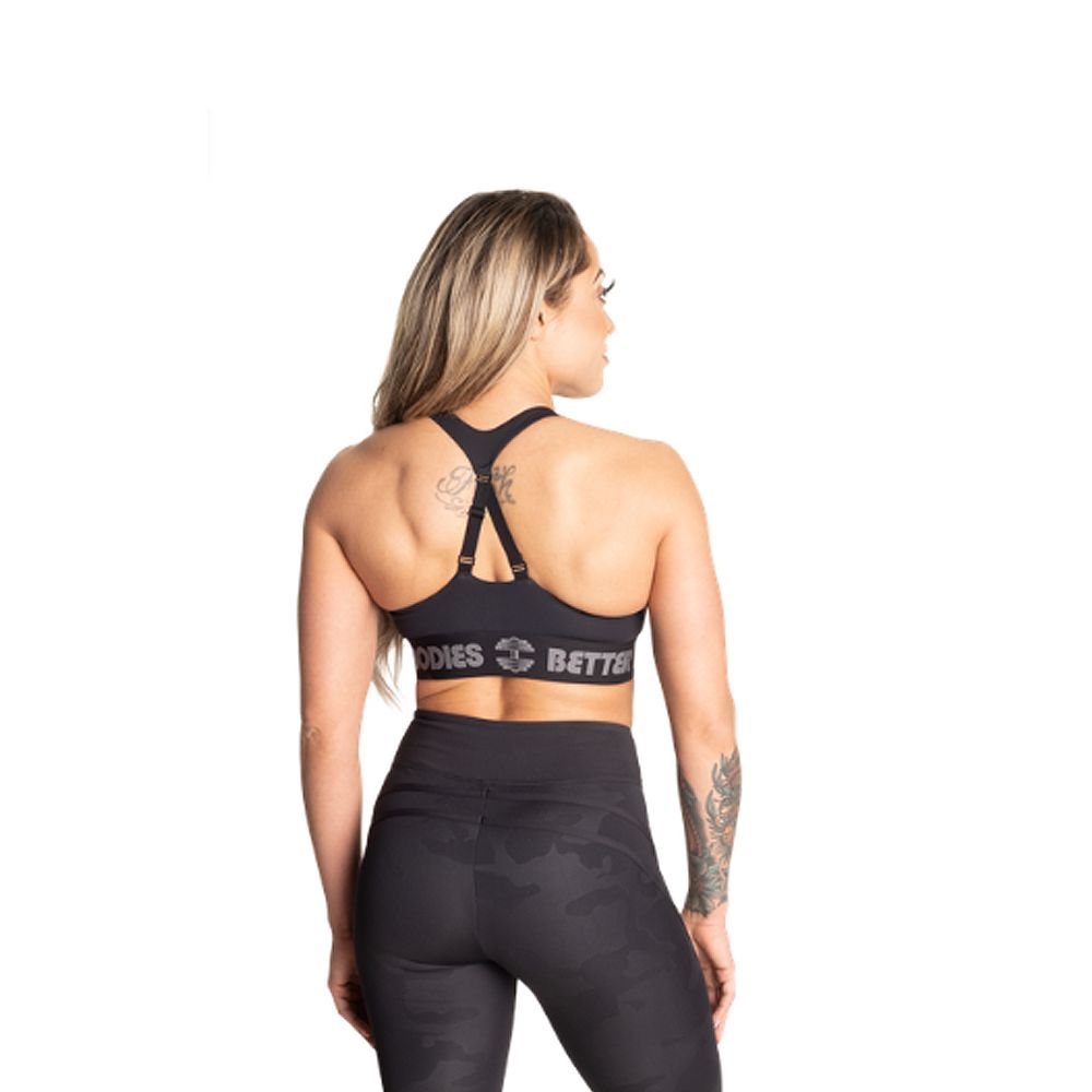 BETTER BODIES - CLASSIC SPORT BRA - NŐI SPORTMELLTARTÓ - FEKETE BETTER BODIES - CLASSIC SPORT BRA - NŐI SPORTMELLTARTÓ - FEKETE