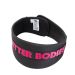 BETTER BODIES - WOMEN'S GYM BELT - NŐI SÚLYEMELŐ ÖV - FEKETE/RÓZSASZIN