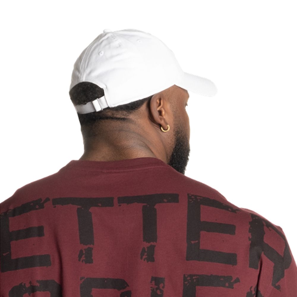 BETTER BODIES - BASEBALL CAP - FÉRFI BASEBALL SAPKA - FEHÉR BETTER BODIES - BASEBALL CAP - FÉRFI BASEBALL SAPKA - FEHÉR