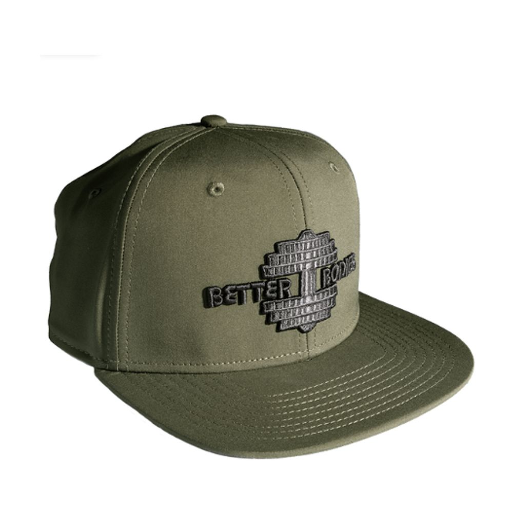 BETTER BODIES - FLATBILL CAP - FÉRFI BASEBALL SAPKA - MOSOTT ZÖLD BETTER BODIES - FLATBILL CAP - FÉRFI BASEBALL SAPKA - MOSOTT ZÖLD