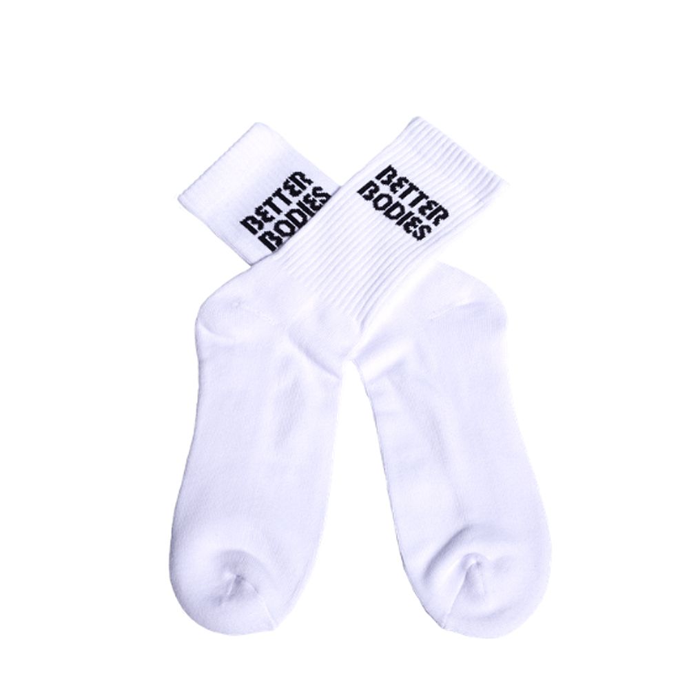 BETTER BODIES - CREW SOCKS 1 PACK - FEHÉR ZOKNI - 1 PÁR BETTER BODIES - CREW SOCKS 1 PACK - FEHÉR ZOKNI - 1 PÁR