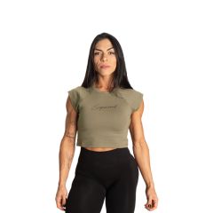 BETTER BODIES - EMPOWERED TEE - NŐI PÓLÓ - MOSOTT ZÖLD