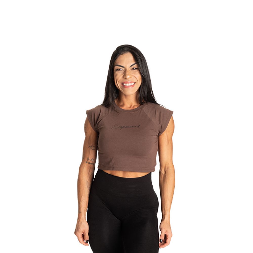 BETTER BODIES - EMPOWERED TEE - NŐI PÓLÓ - BARNA