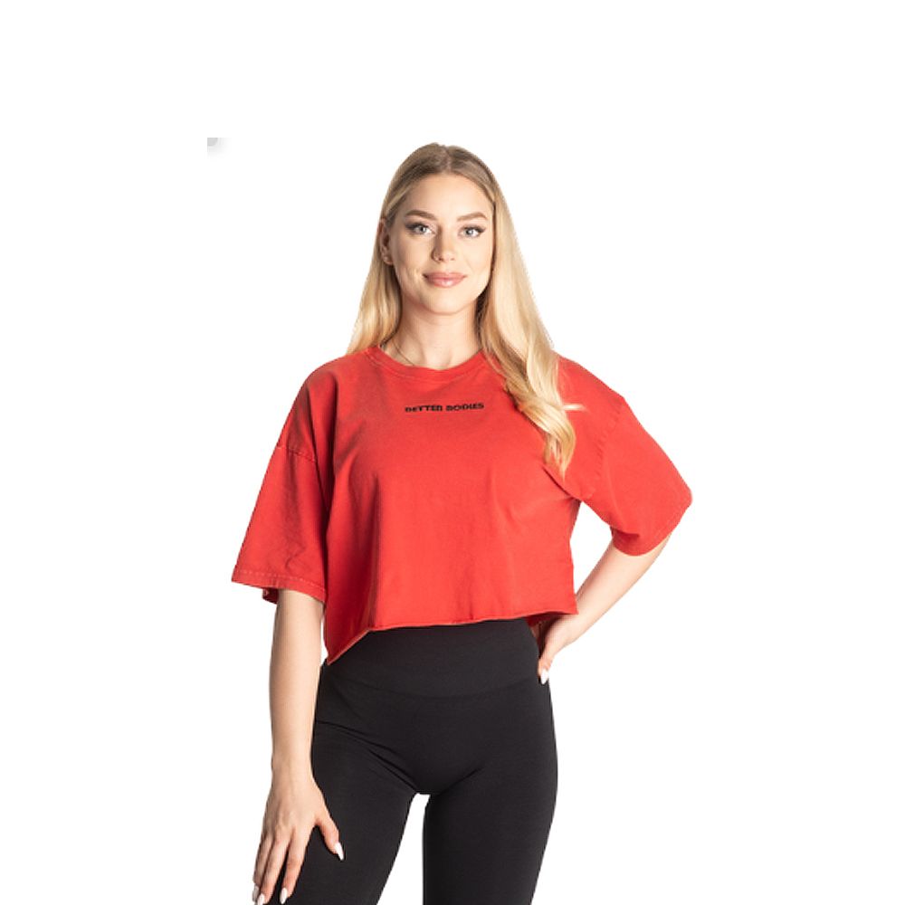 BETTER BODIES - WITH LOVE TEE - NŐI PÓLÓ - PIROS BETTER BODIES - WITH LOVE TEE - NŐI PÓLÓ - PIROS