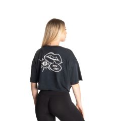 BETTER BODIES - WITH LOVE TEE - NŐI PÓLÓ - FEKETE