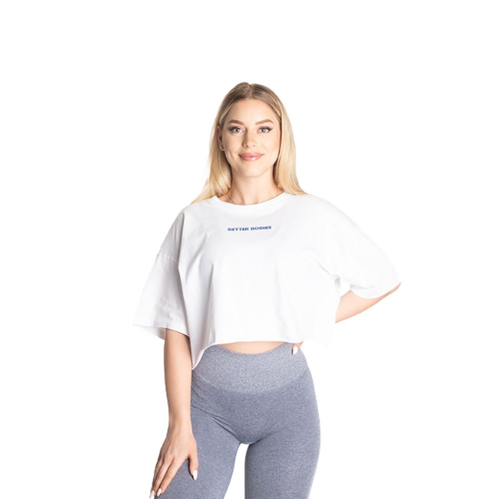 BETTER BODIES - WITH LOVE TEE - NŐI PÓLÓ - FEHÉR BETTER BODIES - WITH LOVE TEE - NŐI PÓLÓ - FEHÉR