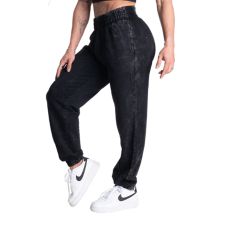 BETTER BODIES - ACID WASHED SWEATPANT - NŐI MELEGÍTŐNADRÁG - MOSOTT FEKETE