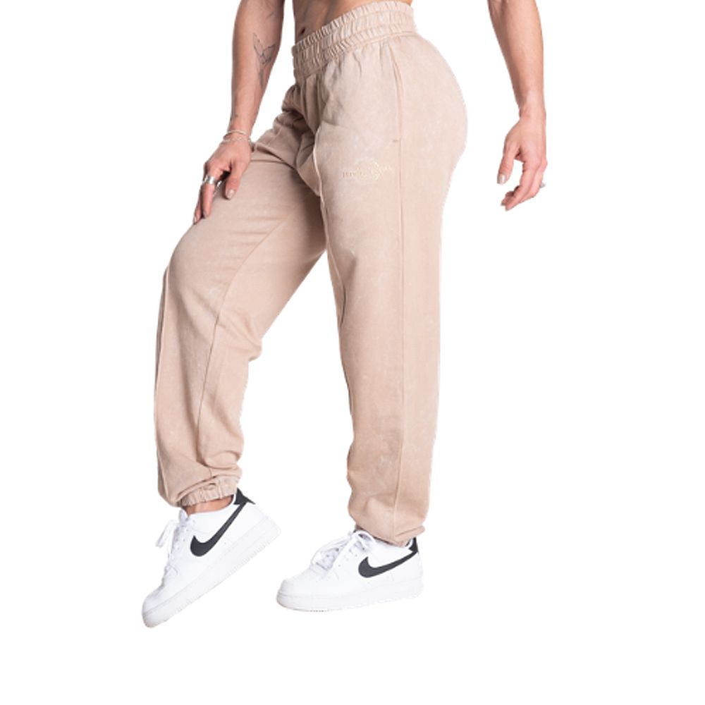 BETTER BODIES - ACID WASHED SWEATPANT - NŐI MELEGÍTŐNADRÁG - MOSOTT BÉZS BETTER BODIES - ACID WASHED SWEATPANT - NŐI MELEGÍTŐNADRÁG - MOSOTT BÉZS