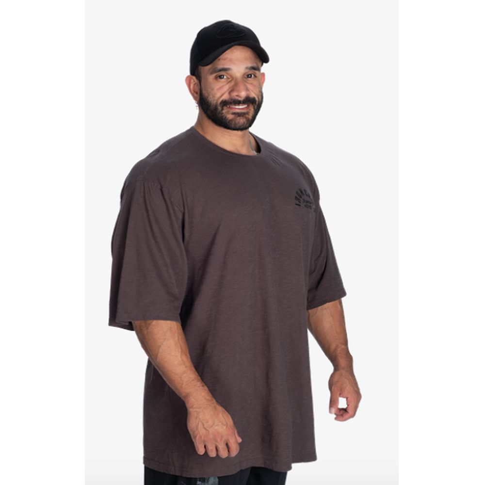 GASP INC - SLUB IRON TEE - FÉRFI PÓLÓ - MOSOTT SZÜRKE GASP INC - SLUB IRON TEE - FÉRFI PÓLÓ - MOSOTT SZÜRKE