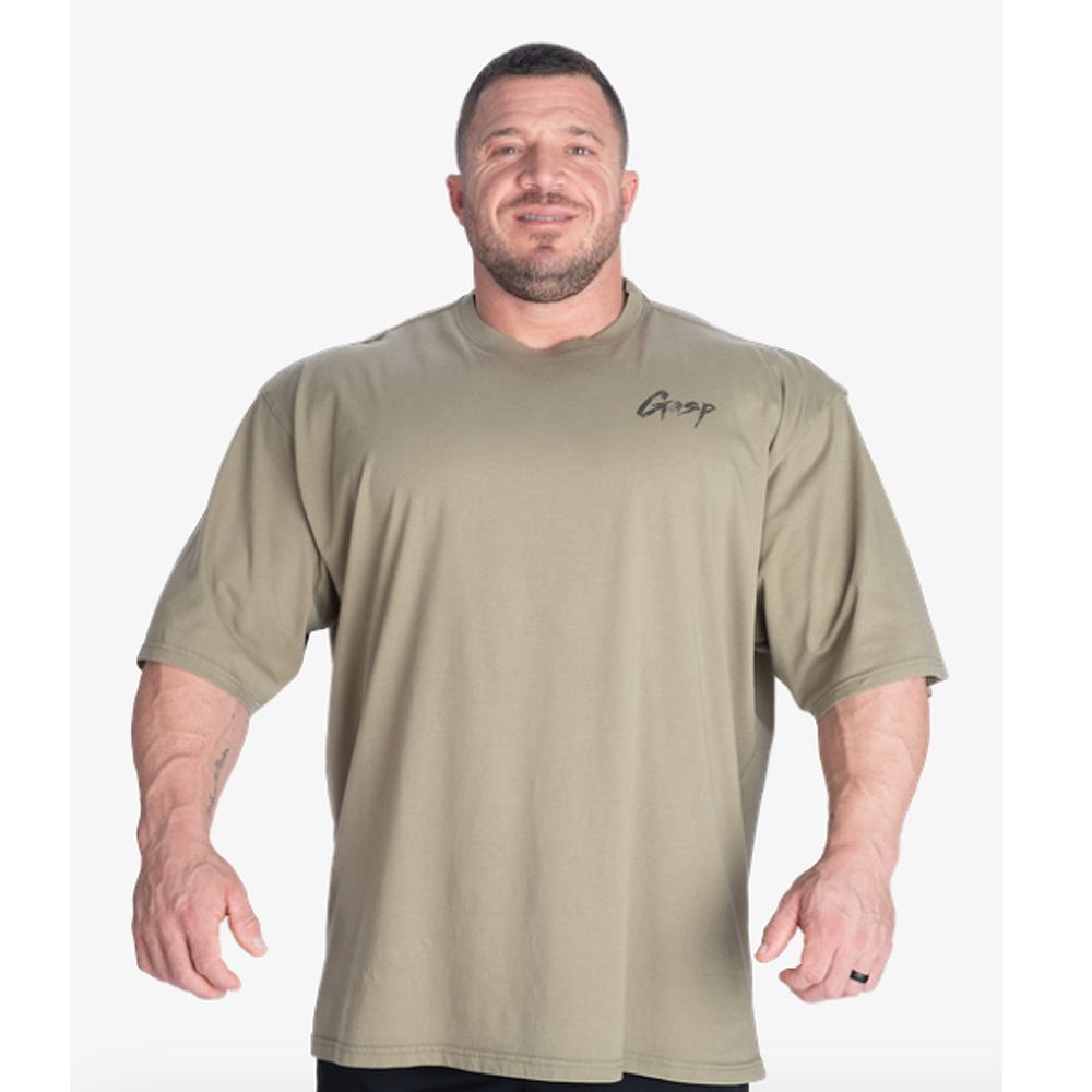 GASP INC - WASHED IRON TEE - FÉRFI PÓLÓ - MOSOTT ZÖLD GASP INC - WASHED IRON TEE - FÉRFI PÓLÓ - MOSOTT ZÖLD
