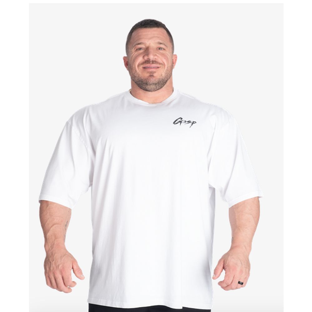 GASP INC - WASHED IRON TEE - FÉRFI PÓLÓ - FEHÉR GASP INC - WASHED IRON TEE - FÉRFI PÓLÓ - FEHÉR