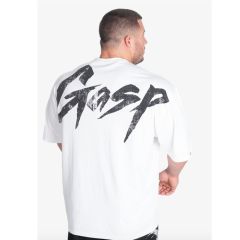 GASP INC - WASHED IRON TEE - FÉRFI PÓLÓ - FEHÉR
