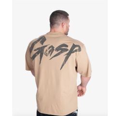 GASP INC - WASHED IRON TEE - FÉRFI PÓLÓ - BÉZS