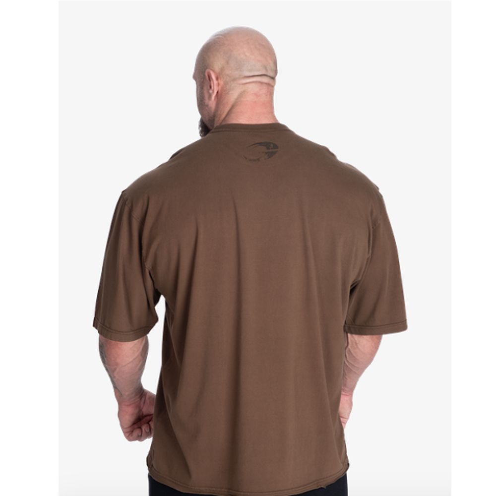 GASP INC - 3045 IRON TEE - FÉRFI PÓLÓ - MOSOTT BARNA GASP INC - 3045 IRON TEE - FÉRFI PÓLÓ - MOSOTT BARNA