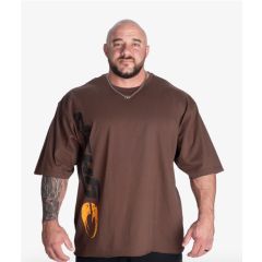 GASP INC - IRON TEE - FÉRFI PÓLÓ - BARNA