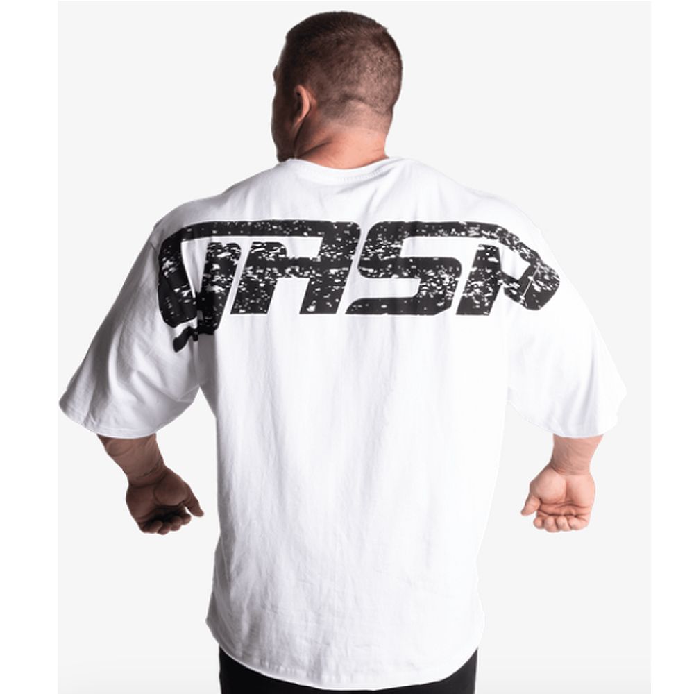 GASP INC - IRON TEE - FÉRFI PÓLÓ - FEHÉR