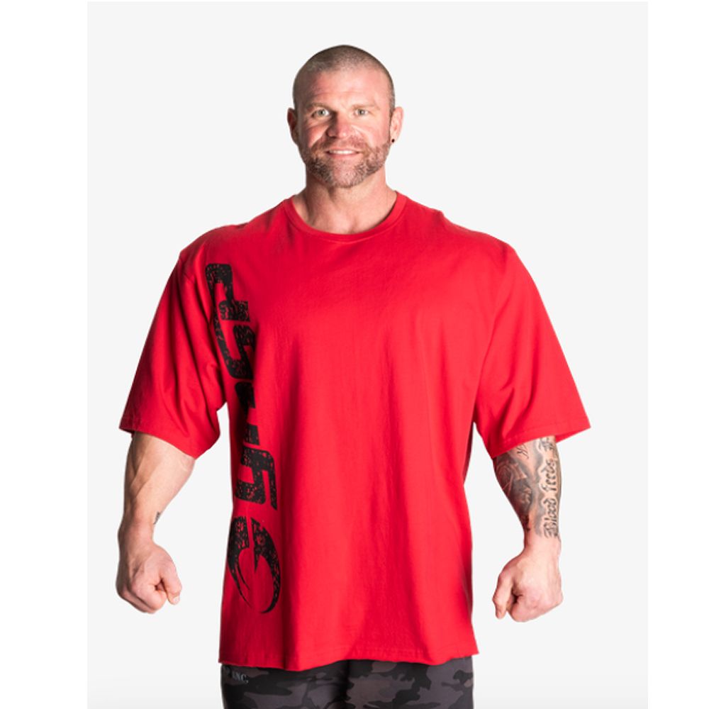 GASP INC - IRON TEE - FÉRFI PÓLÓ - PIROS GASP INC - IRON TEE - FÉRFI PÓLÓ - PIROS