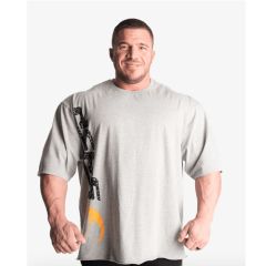 GASP INC - IRON TEE - FÉRFI PÓLÓ - SZÜRKE