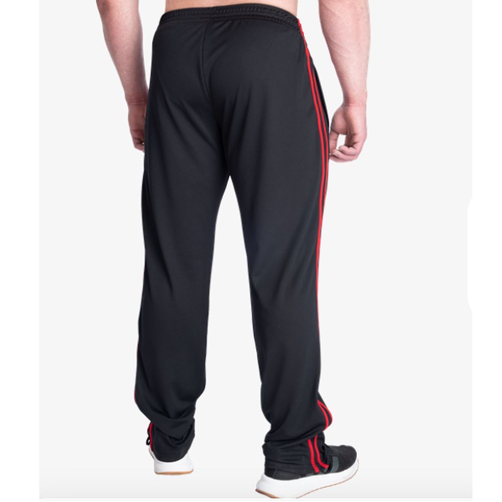 GASP INC - 2 STRIPE ST MESH PANT - FÉRFI HOSSZÚNADRÁG - FEKETE/PIROS GASP INC - 2 STRIPE ST MESH PANT - FÉRFI HOSSZÚNADRÁG - FEKETE/PIROS